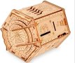 Нов 3D дървен Мозъчен пъзел Настолна игра за възрастни деца каса пари, снимка 1 - Други игри - 40364014