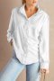 Дамска риза с дълъг ръкав в бяло, снимка 4