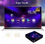 УНИКАЛЕН СМАРТ ТВ БОКС K10 Android tv ultra 8K tv box Bluetooth, снимка 1 - Приемници и антени - 37470268