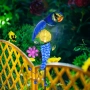 4473 Градинска лампа Папагал – Водоустойчиво LED осветление със стъклен купол (IP44), снимка 1
