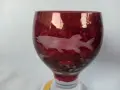 Немски винтидж кристален сервиз за вино - нов !, снимка 6
