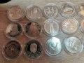 колекция от 15 монети х 5 лева (1980- 1989 г.) без повтарящи се, снимка 9