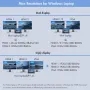 USB C докинг станция с двоен монитор, 12 в 1 за лаптоп с 2 HDMI, VGA, 2 USB 3.0, 2 USB 2.0, 100 W PD, снимка 3
