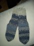 Ръчно плетени детски чорапи от 75% вълна, снимка 2
