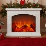 Декоративна LED камина с изкуствен пламък и звук – уют без риск и без отопление, снимка 4