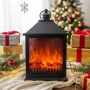 Led декоративен фенер камина с реалистичен пламък, снимка 2