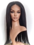 Черна перука от микс естествен косъм и примеси 70 см с Lace 4×4, снимка 15