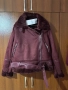 Яке байкър-цвят бордо, снимка 2
