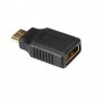 Преходник от HDMI Mini M към HDMI F Roline 12.03.3152 Мини Адаптер преобразувател, снимка 1 - Кабели и адаптери - 31320843