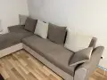 Разтегаем диван бежово/кафяв, снимка 2