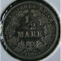 ½ марка 1906 А, Германия-Империя, снимка 1 - Нумизматика и бонистика - 34410641