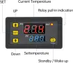 Aideepen W3230 20A 12V цифров термостат, цифров регулатор на температурата, отопление, охлаждане, снимка 3