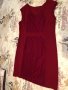 Елегантна червена рокля с дантела отпред, снимка 1 - Рокли - 29431398