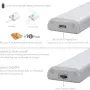LED лампа за гардероб със сензор и USB зареждане – 30 см, снимка 7