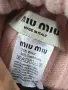НОВА шапка MIU MIU от вълна и кашмир на намаление , снимка 3