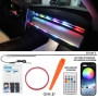 RAINBOW LED амбиентно осветление за автомобили с RGB 256 цвята, 2 в 1, снимка 1