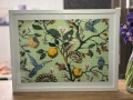 Ръчно изработен Диамантен Гоблен „Ботаническа градина“ – в бяла рамка 🌿🍋, снимка 2