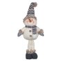 Коледен Снежен човек, С шапка, шал и ръкавички, 65см, снимка 1 - Декорация за дома - 42718483