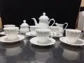Стар български костен порцелан сервиз за чай , снимка 18
