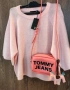 Tommy Jeans розова малка чанта с аксесоар висулка кон, снимка 3