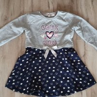 Блузи и рокли за момичета 110-116 , снимка 4 - Детски Блузи и туники - 36776421