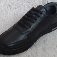 Обувки, естествена кожа,черни, код 598/ББ1/77, снимка 5 - Спортно елегантни обувки - 42919028