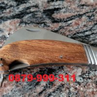 Сгъваем Нож За Присаждане С Извито Острие ашладисване, снимка 1 - Градински инструменти - 40118757