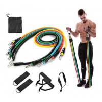 5бр. Комплект ластици за тренировка Power Resistance Bands, снимка 8 - Фитнес уреди - 35481144