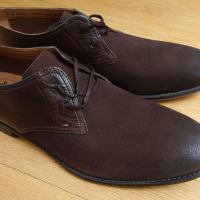 Мъжки обувки Кларкс 47 номер, Clarks 12 UK, снимка 11 - Спортно елегантни обувки - 43563695