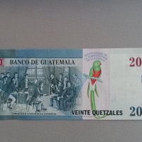 Банкнота - Гватемала - 20 куетцала UNC | 2021г., снимка 1 - Нумизматика и бонистика - 38427781