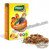 Pinny PREMIUM MIX храна за папагали с плодове, бисквити и витамини, 800гр, PINNY Premium Mix Parakee, снимка 1 - За птици - 38131986