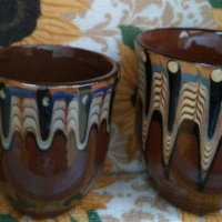 Троянска битова керамика - комплект кана 1 л., 6 бр.чаши 150 мл., 5 бр. чаши 100 мл., снимка 3 - Сервизи - 42610852