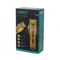 Професионална машинка за подстригване VGR V-650, акумулатор, USB зареждане, снимка 3 - Машинки за подстригване - 38666031