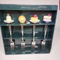 Десертни вилички от неръждаема стомана Германия., снимка 1 - Прибори за хранене, готвене и сервиране - 40685490