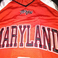 Maryland Terrapins Terps NCAA#2 тениска basketball Russell athletic размер L, снимка 4 - Спортна екипировка - 29402566