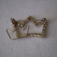 Дамска брошка тип корона , снимка 3 - Други - 36737724