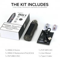 VooPoo Drag X Pod Mod Kit, снимка 5 - Електронни цигари - 29843787