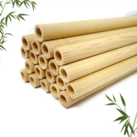 Бамбукови сламки за многократна употреба, снимка 4 - Аксесоари за кухня - 44730291