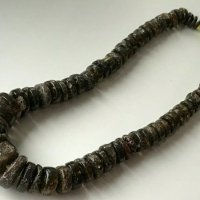 Древен изключително рядък Черен Балтийски кехлибар 71.60 грама. , снимка 1 - Колиета, медальони, синджири - 29435192