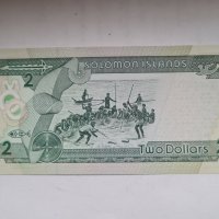 SOLOMON ISLANDS 2 DOLLARS ND 1999 год. UNC , снимка 2 - Нумизматика и бонистика - 39800080