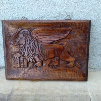 Внециански лъв дърворезба, снимка 1 - Пана - 29845393