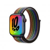 Pride каишка Apple Watch 38mm/ 40/ 41 текстилна велкро, снимка 1 - Смарт часовници - 38976417