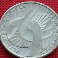 Сребърна монета 10 Дойче марка 1972г. Олимпийски игри Мюнхен 39616, снимка 7 - Нумизматика и бонистика - 42756458