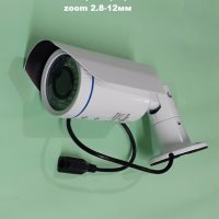 IP камера zoom 2.8-12мм варифокална за IP NVR DVR видеонаблюдение, снимка 1 - IP камери - 40703133