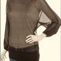 Блуза фино плетиво, снимка 1 - Блузи с дълъг ръкав и пуловери - 36790969
