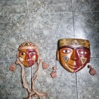 Керамични маски-Ю. Америка, снимка 2 - Други - 35260258