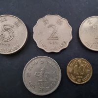 Монети. Хонг Конг. Хонг Конг долар. 5 бр., снимка 2 - Нумизматика и бонистика - 37772920
