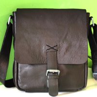 STRELLSON - Мъжки чанти за през рамо - естествена кожа, снимка 5 - Чанти - 42115030