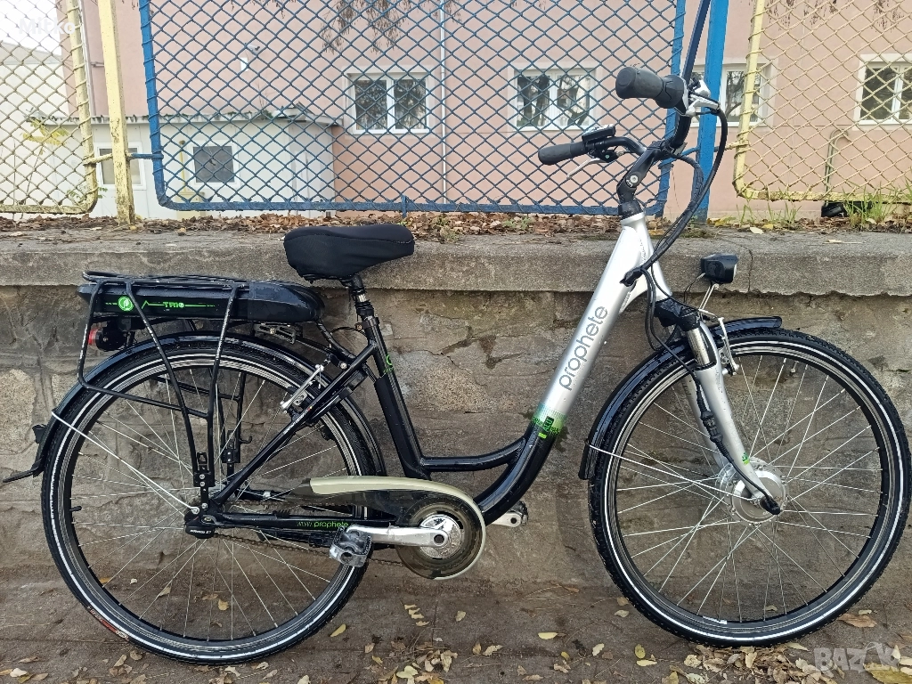 28 цола електрически алуминиев велосипед с 7 скорости усилени капли амортисьори предни като нов, снимка 1