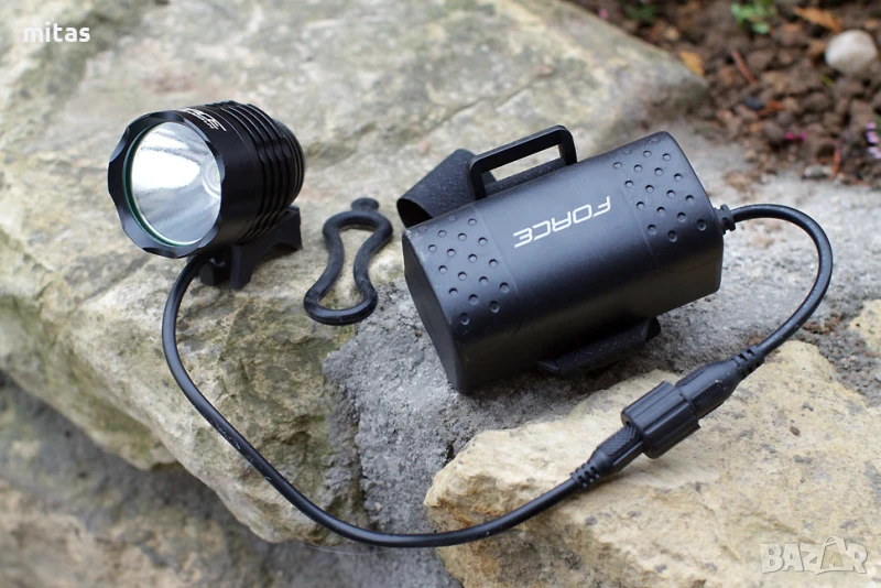 Система предна CREE светлина за велосипед FORCE GLOW, 1000LM, 4400 mAh, снимка 1